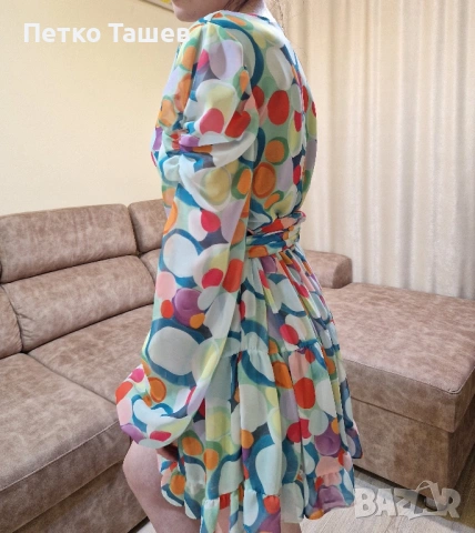 Нова цветна рокля , снимка 8 - Рокли - 53817754