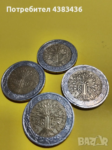 монети от две евро, снимка 2 - Нумизматика и бонистика - 53329419