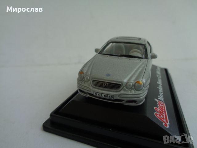 1:72 SCHUCO MERCEDES BENZ CL 500 COUPE КОЛИЧКА МОДЕЛ ИГРАЧКА, снимка 5 - Колекции - 46112398