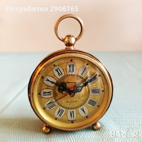 Часовник будилник Германски BLESING работещ, снимка 1 - Антикварни и старинни предмети - 45745977