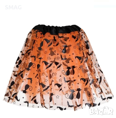 Halloween / Хелоуин пола ту-ту за момиче с мотиви на вещица_1255372, снимка 2 - Други - 52096958