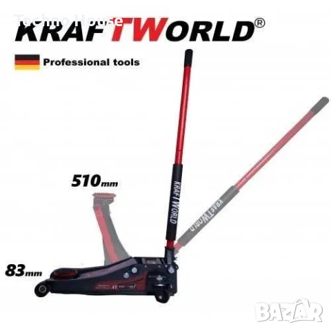 Нископрофилен крик KraftRoyal тип крокодил - 2Т - 4Т, снимка 3 - Индустриална техника - 53142963