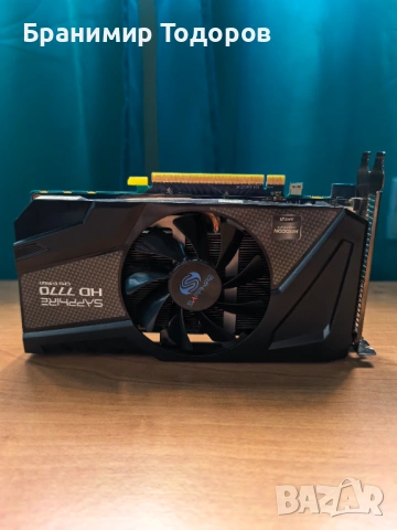 Видео карта Sapphire HD 7770 GHz Edition, снимка 2 - Видеокарти - 54071161