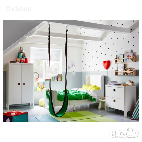 BUSUNGE Разтегателно Легло – Светлорозово – Отлично Състояние!, снимка 8 - Спални и легла - 53750331