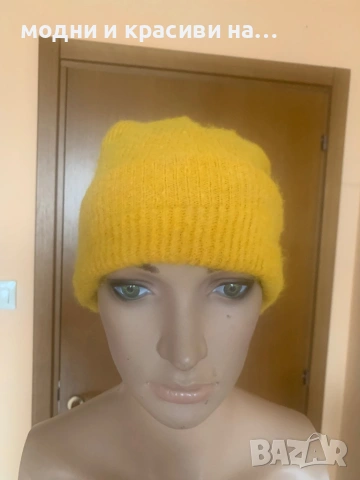 Зимни шапки, естествени материи, снимка 6 - Шапки - 53225198