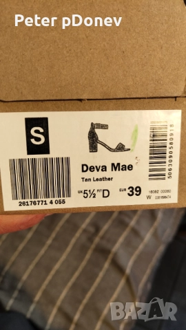 Дамски сандали на ток Clarks, снимка 6 - Сандали - 51207856