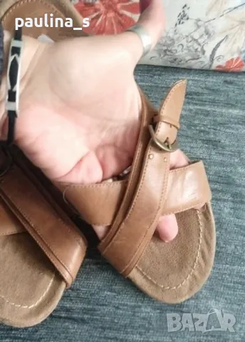 Два чифта / Маркови чехли от естествена кожа "Mango" и "Denver / Hayes" quad comfort , снимка 11 - Чехли - 42670780