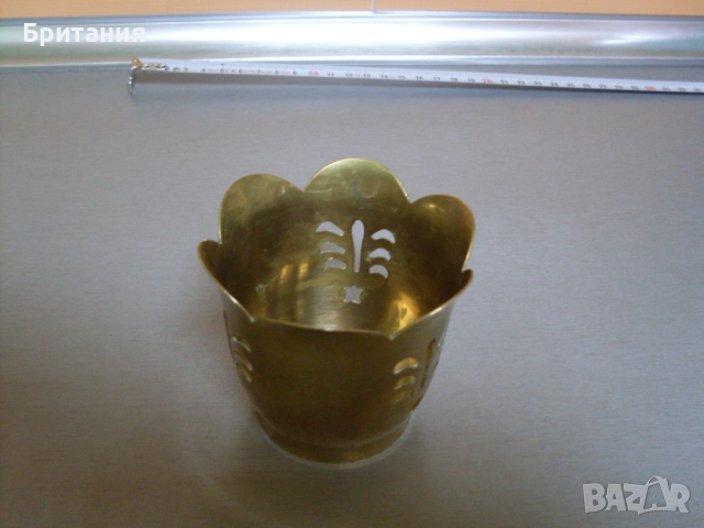 Бронзова свещник., снимка 10 - Декорация за дома - 52921211