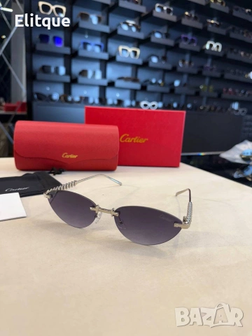 очила с черен обикновен калъф и ув защита tom ford celine prada Cartier , снимка 13 - Слънчеви и диоптрични очила - 53067950