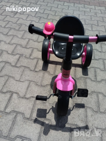 BYOX Триколка Cavalier Lux розов, снимка 10 - Детски велосипеди, триколки и коли - 53564225