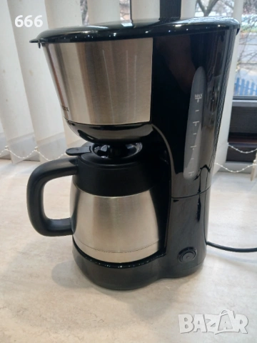 Кафемашина Gourmetmaxx с термос, перманентен филтър, 900 вата, снимка 7 - Кафемашини - 53935478