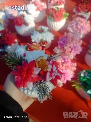 Сапунени букети , снимка 2 - Подаръци за жени - 52772190