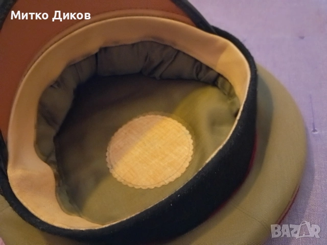 Офицерска парадна фуражка от соца 80-те г. нова # 59, снимка 6 - Екипировка - 53801593