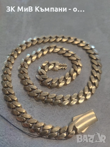 Златен Синджир 47.98гр 14к, снимка 4 - Колиета, медальони, синджири - 53344882