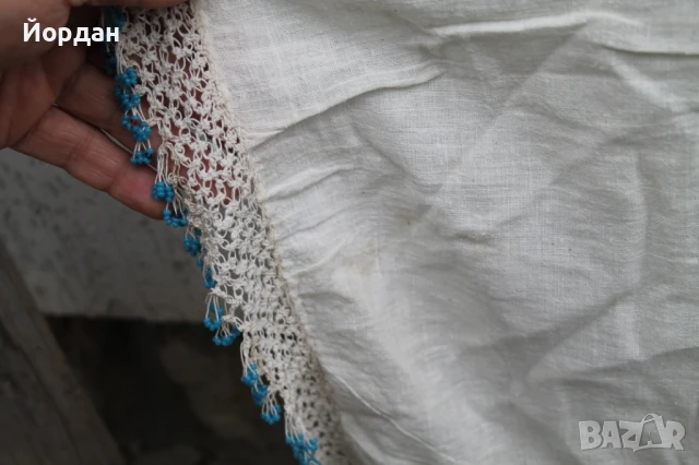 Кърпа за глава от народна носия, снимка 4 - Антикварни и старинни предмети - 50496701