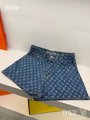 Chanel,fendi,Gucci,celine Комплект ,дънки,къси панталонки , снимка 4 - Комплекти - 51046519