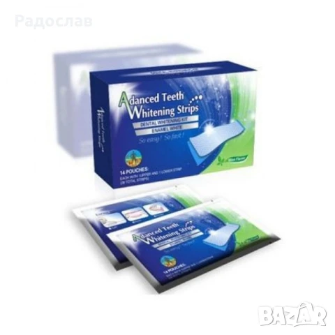 Избелващи ленти за зъби Advanced Teeth Whitening Strips, снимка 1