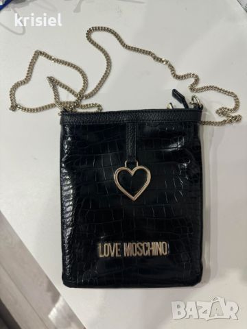 Love  MOSCHINO оригинална чанта, снимка 4 - Чанти - 46401611