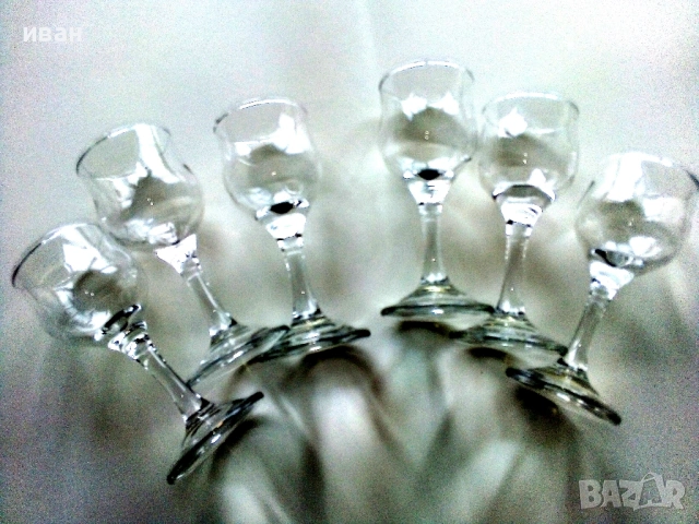 Чаши за ракия 0.50 мл. 6 броя.5 € за всички