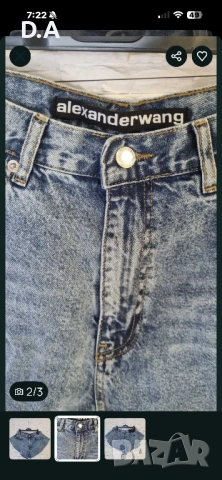 Wang  дънкови панталонки, снимка 4 - Къси панталони и бермуди - 37130202