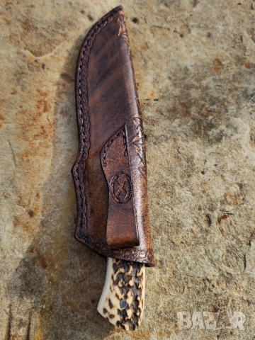 Ръчно изработен нож Еленски рог, снимка 12 - Ножове - 52323034