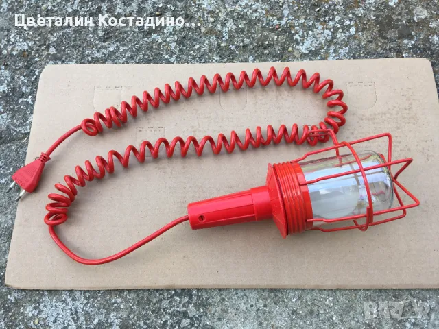 работна лампа West Germany 60 W, снимка 4 - Други инструменти - 50087378