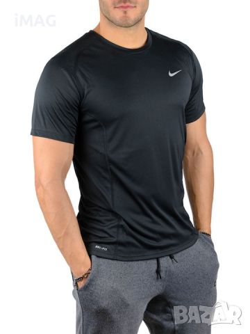 Оригинална мъжка блузка Nike Dri Fit Miler L размер, снимка 1 - Тениски - 46439327