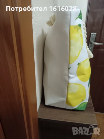 Голяма плажна чанта на лимони., снимка 9 - Чанти - 51320362