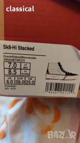 Нови VANS Sk8-Hi Stacked , оригинални , снимка 9 - Кецове - 49942799