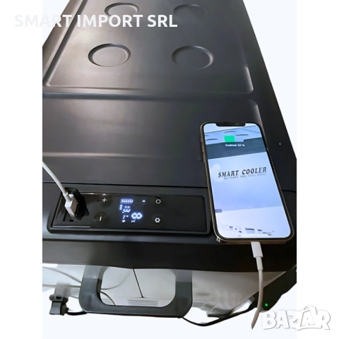 Хладилник за автомобил с компресор Smart Cooler 50L, 12/24 V, с LCD дисплей и Bluetooth, снимка 4 - Хладилни чанти - 51859543