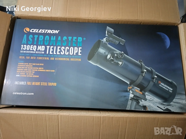 Телескоп GOTO Celestron Astromaster 130EQ, снимка 8 - Обективи и филтри - 53486891