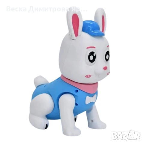 Скачащо зайче – Светеща и танцуваща музикална играчка, снимка 6 - Други - 50840804