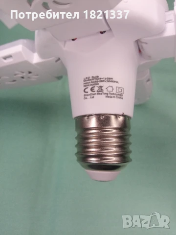 Led лампа с подвижни перки, снимка 6 - Лед осветление - 50530347