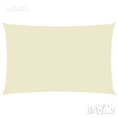 vidaXL Платно-сенник, Оксфорд текстил, правоъгълно, 3x6 м, кремаво(SKU:135213