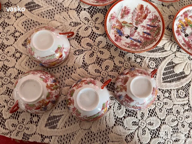 Костен порцелан-стар, снимка 8 - Сервизи - 49342392