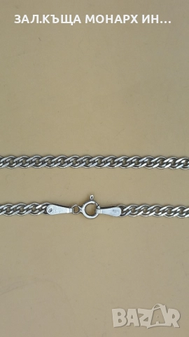 Сребърна гривна, снимка 2 - Гривни - 52250846