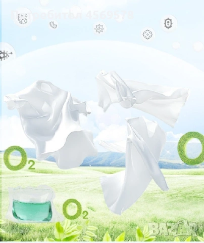 🌟 Капсули за пране за бели и цветни дрехи 🌟 50 броя - МИКС! 🌟, снимка 6 - Перилни препарати и омекотители - 51724459