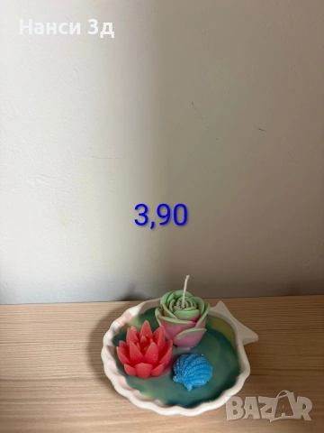 Ароматни свещи, снимка 3 - Декорация за дома - 54283160