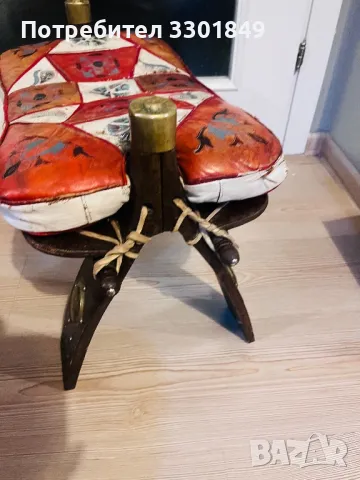 Египедска табуретка, снимка 3 - Столове - 49979900