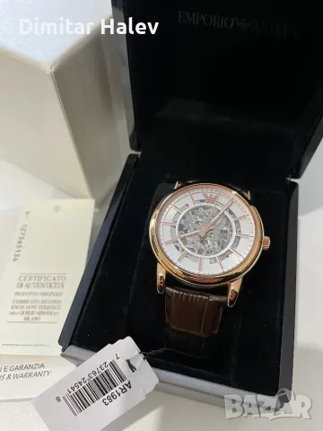 Оригинален автоматичен часовник Emporio Armani Luigi Meccanico, снимка 1 - Мъжки - 46971308