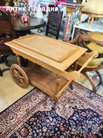 Сервизна количка/дърво, снимка 5 - Маси - 52849512