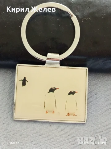 Много красив стилен дизайн ключодържател с пингвини перфектно състояние 49115, снимка 4 - Други - 51119206