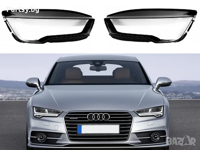 Стъкла за фарове на Audi A7 C7 Facelift (2015-2018), снимка 6 - Части - 47605288