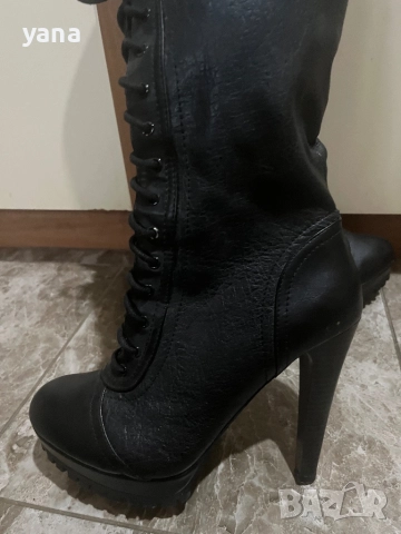 Естествена кожа, снимка 4 - Дамски боти - 52645846