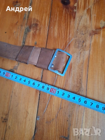 Стара кожена ремъчка,ремък за пушка #17, снимка 4 - Оборудване и аксесоари за оръжия - 53519157