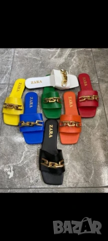 чехли hermes Zara chanel , снимка 11 - Чехли - 51303363