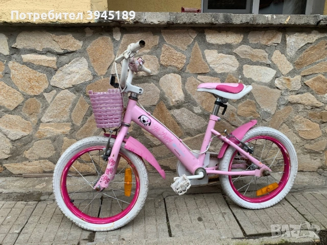 Детски велосипед за момиче , снимка 2 - Детски велосипеди, триколки и коли - 53428711