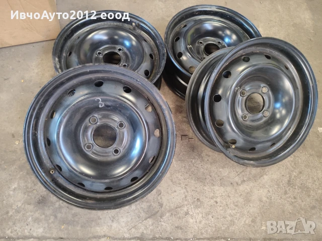 Метални джанти 14 Citroen Peugeot , снимка 2 - Гуми и джанти - 51293498