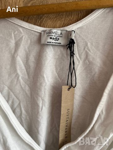 Нова бяла блузка NA-KD, снимка 2 - Блузи с дълъг ръкав и пуловери - 45602861