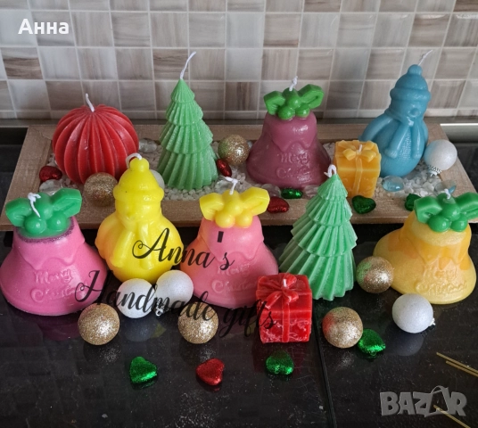 Коледни свещи